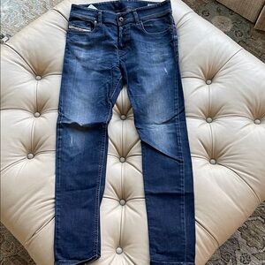 Diesel Dark Blue Slim-Skinny Jeans